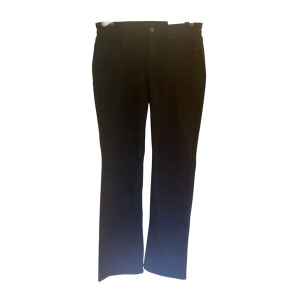 NYDJ Women's Marilyn Straight Black Denim Jean Sz 12 - Picture 10 of 10